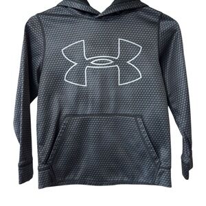 Under Armour Kids Charcoal Patterned Hoodie